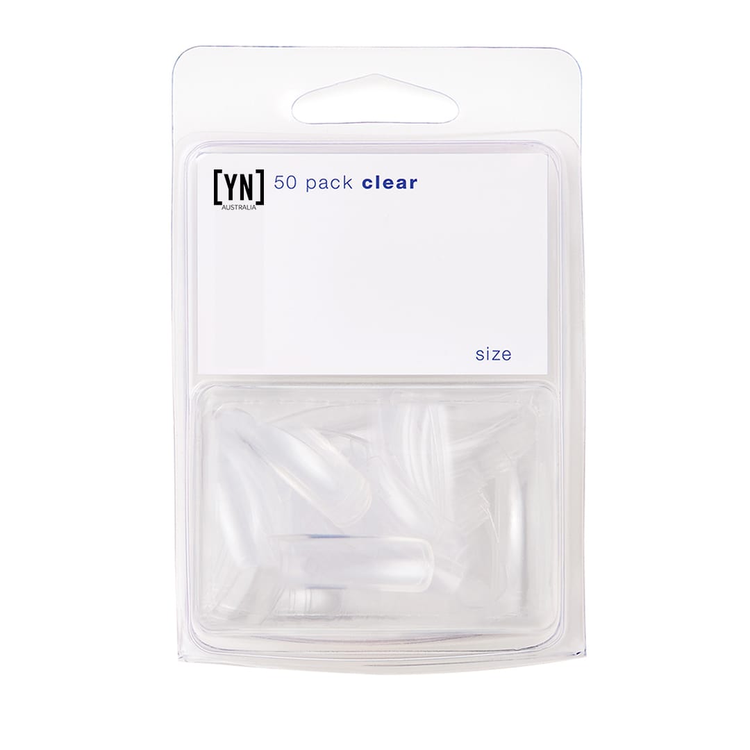 YOUNG NAILS CLEAR TIPS 50 PACK #10
